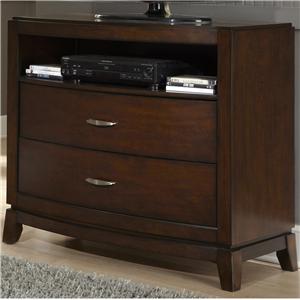 Liberty Furniture Avalon 505-BR61 2 Drawer Night Stand with Tapered